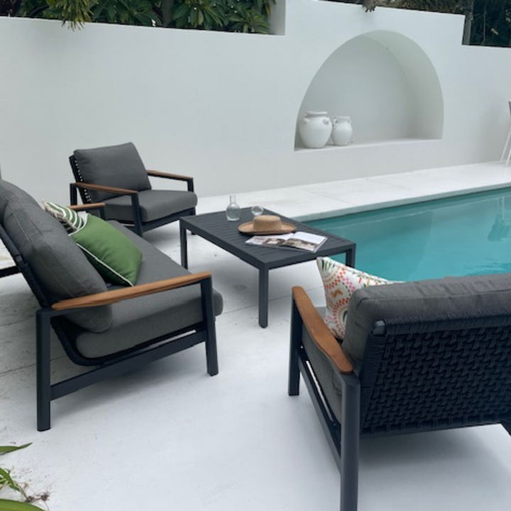 REYNE 4PCE SETTING - CHARCOAL