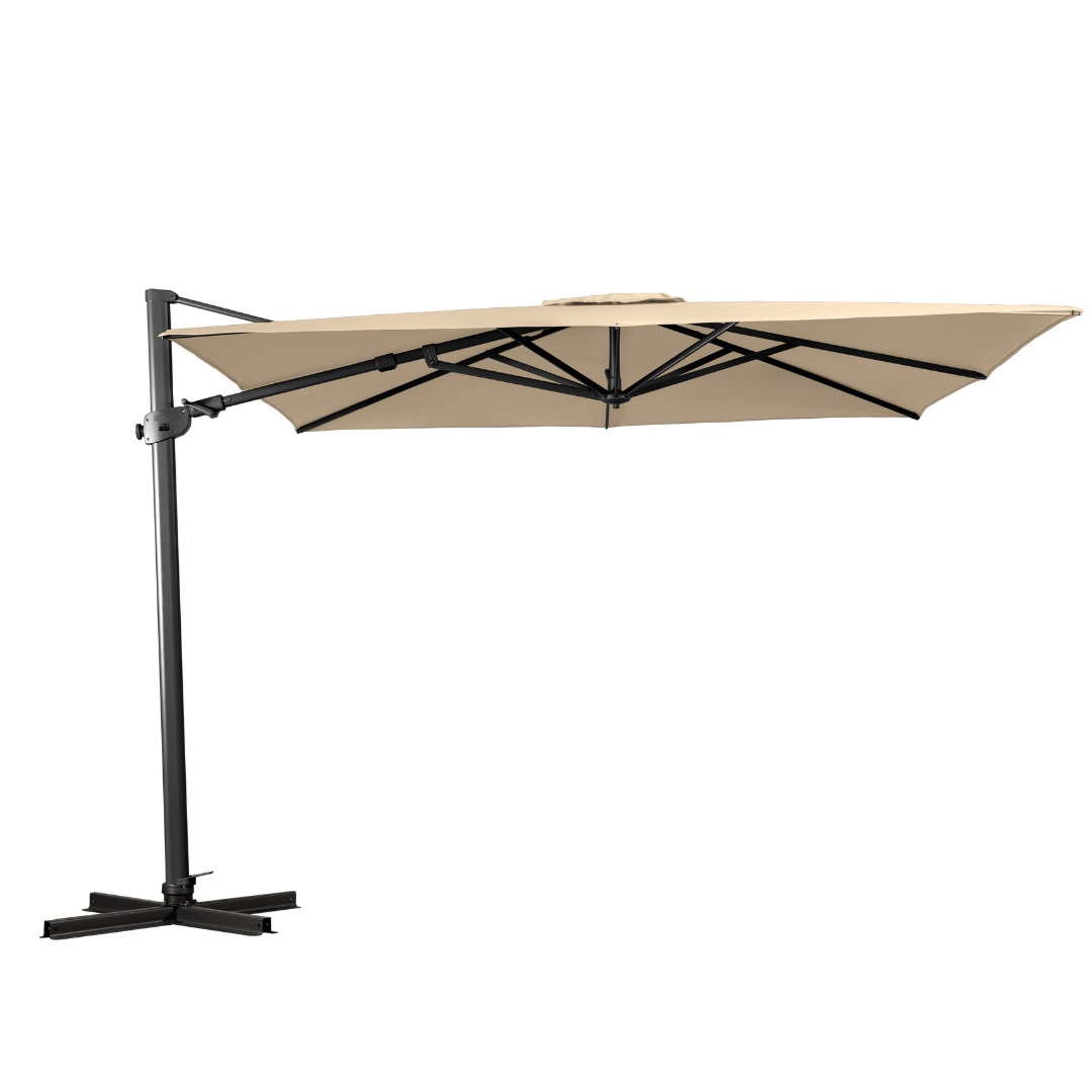 SHELTA Regency Cantilever Umbrella NATURAL