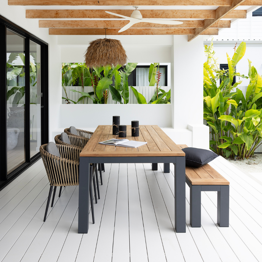 Dining Table Seat Outdoor Furniture MF Studio 5-Piece Outdoor