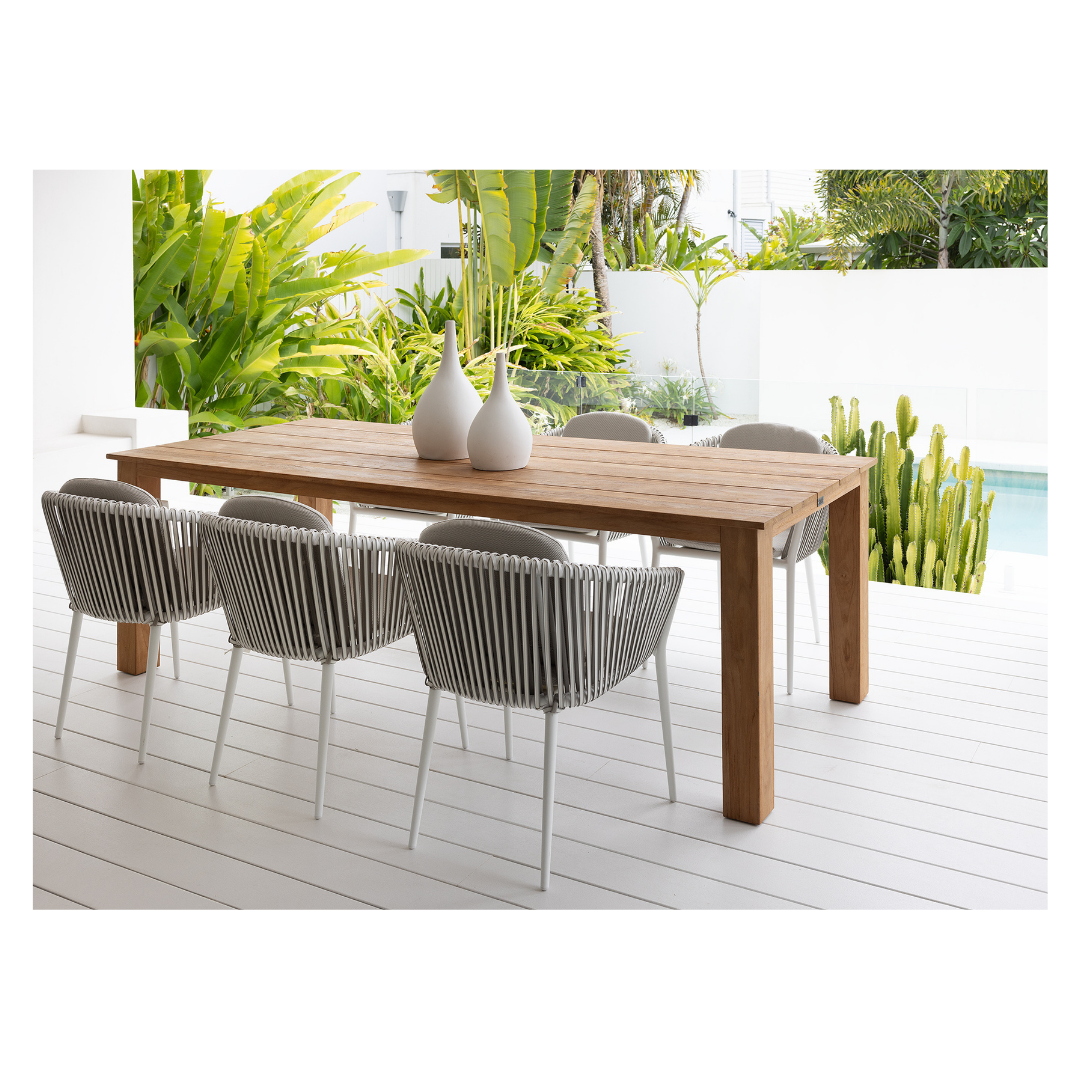 Artemis & Brooklyn Outdoor Dining Setting - 7PCE