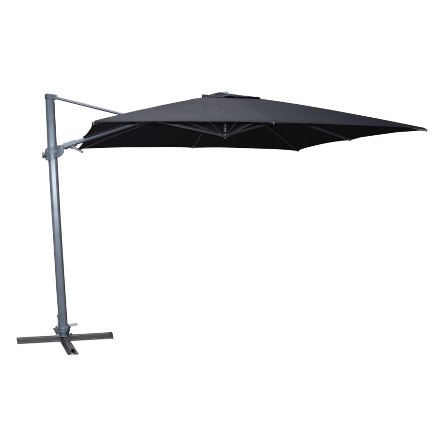 SHELTA Regency Cantilever Umbrella BLACK