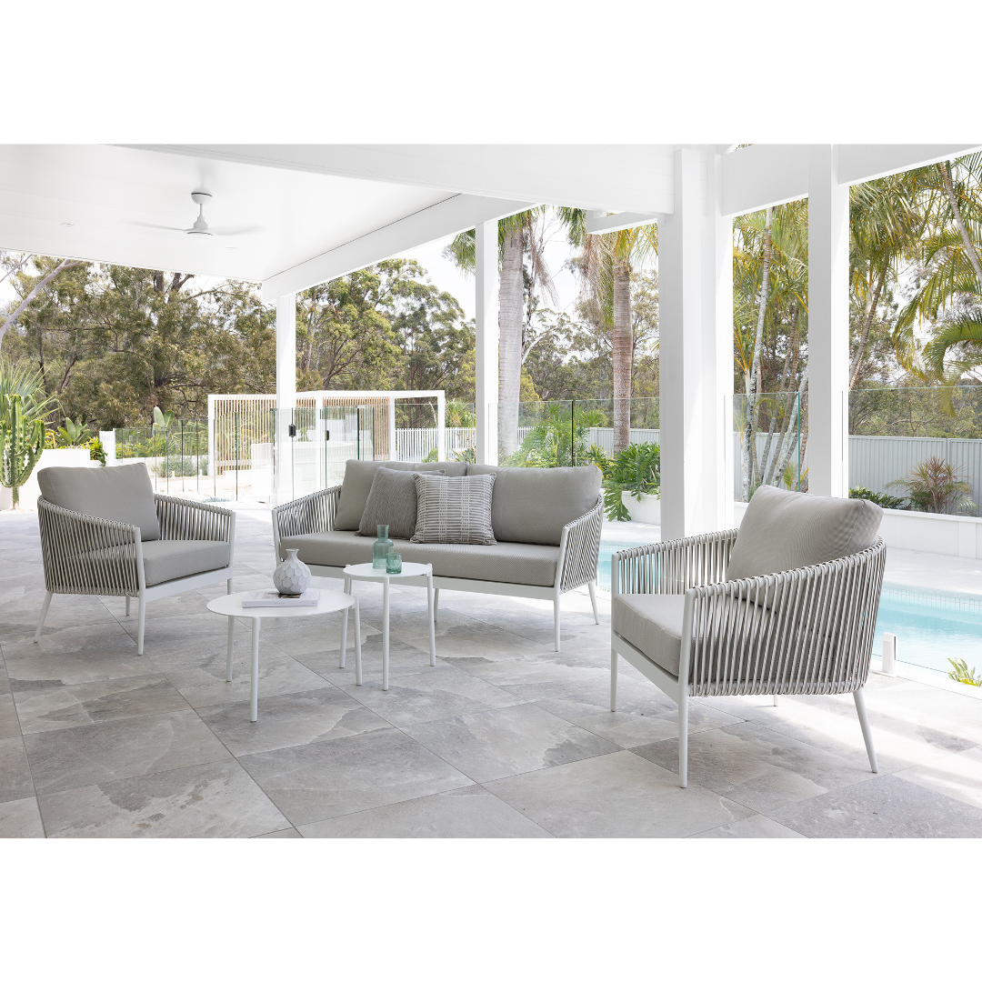 Artemis 5 pce Lounge - Peapod Weave White