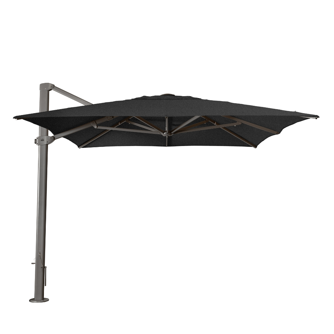 SHELTA - ASTA CANTILEVER UMBRELLA 4 X 3 MTR RECT - CANVAS COAL