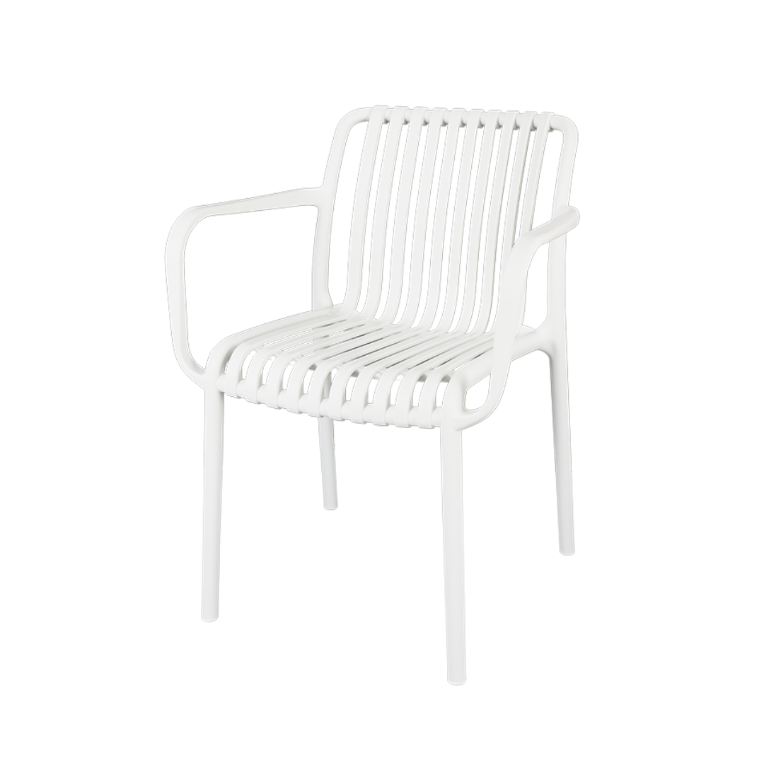 VOYAGE ARM CHAIR - WHITE