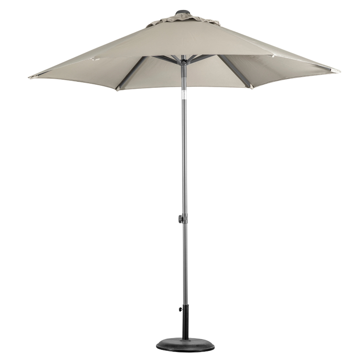 SHELTA - Rhodes 250 MARKET Umbrella - FRENCH GREY