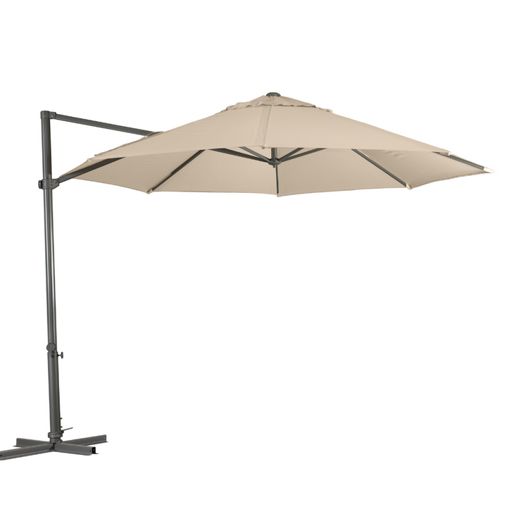 SHELTA - 330CM ZANZIBAR CANTILEVER UMBRELLA - SANDSTONE