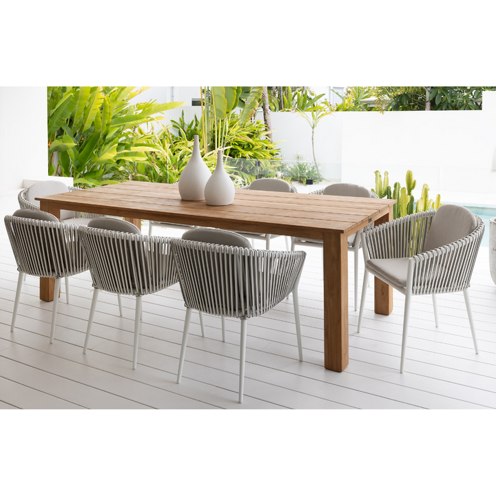 Artemis & Brooklyn Outdoor Dining Setting - 9PCE