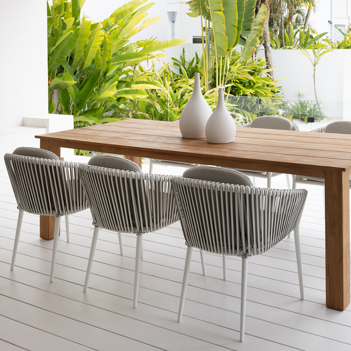 Artemis & Brooklyn Outdoor Dining Setting - 7PCE