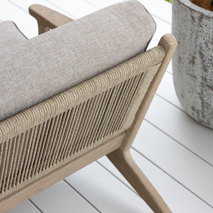 Rustic Occasional Setting - Chair& Ottoman