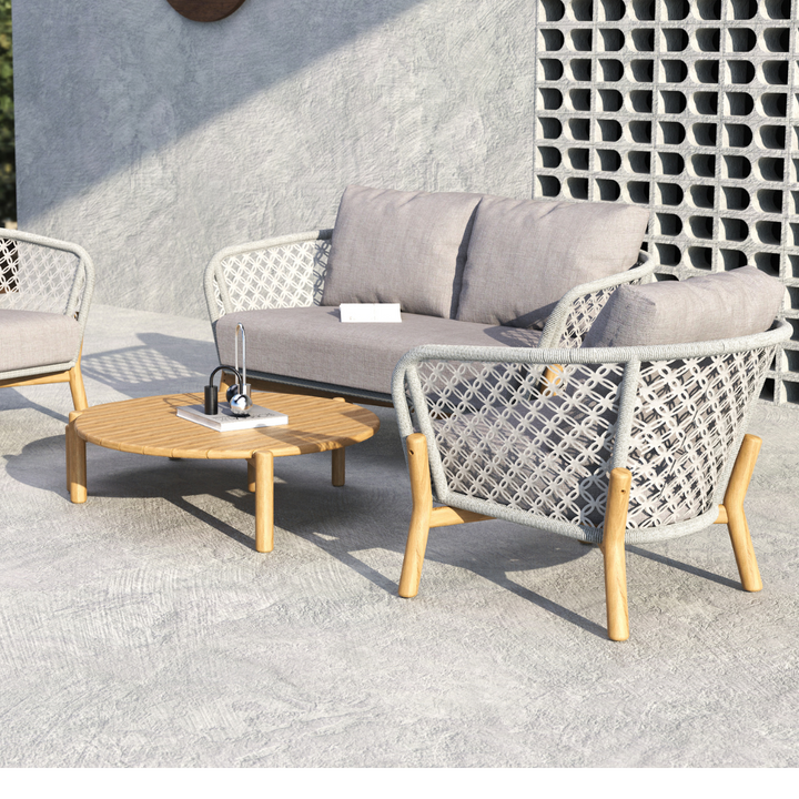 Sorrento 5 pce Teak Lounge Setting