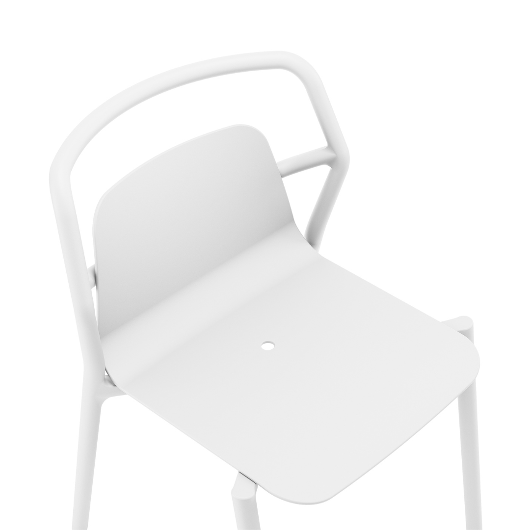 MIA DINING CHAIR - WHITE