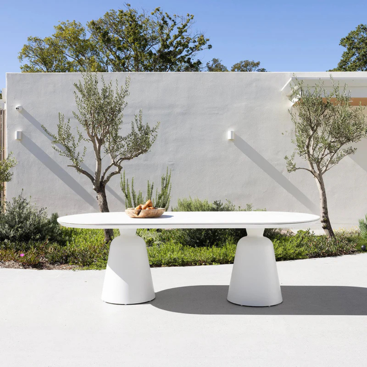 ARTEMIS OUTDOOR CHAIR & PONTE OUTDOOR TABLE SETTING - 9PCE