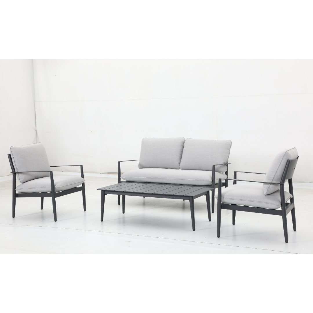 FRENCH 4 PCE LOUNGE SETTING