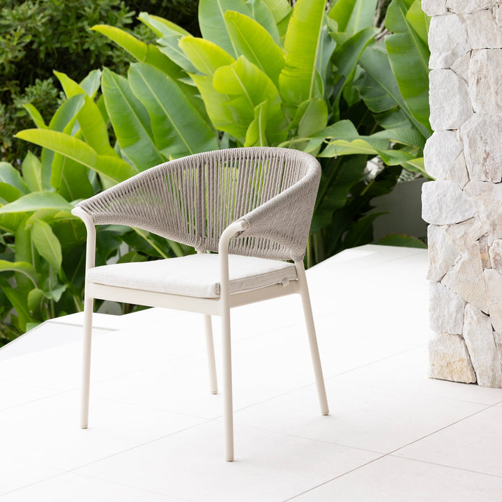Celia Dining Chair - Ivory | Dove