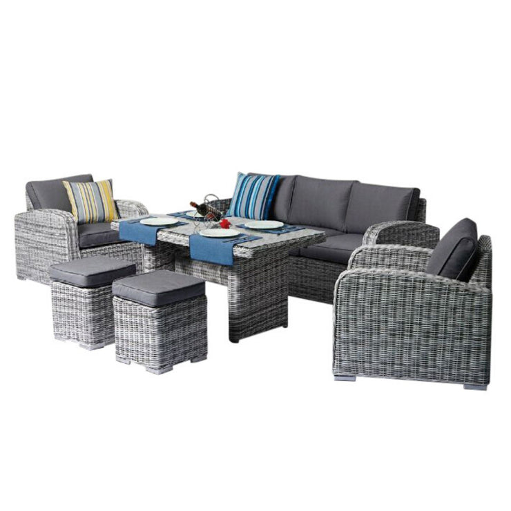 5 seat Lounge - 6pce Palm Beach Lounge Setting