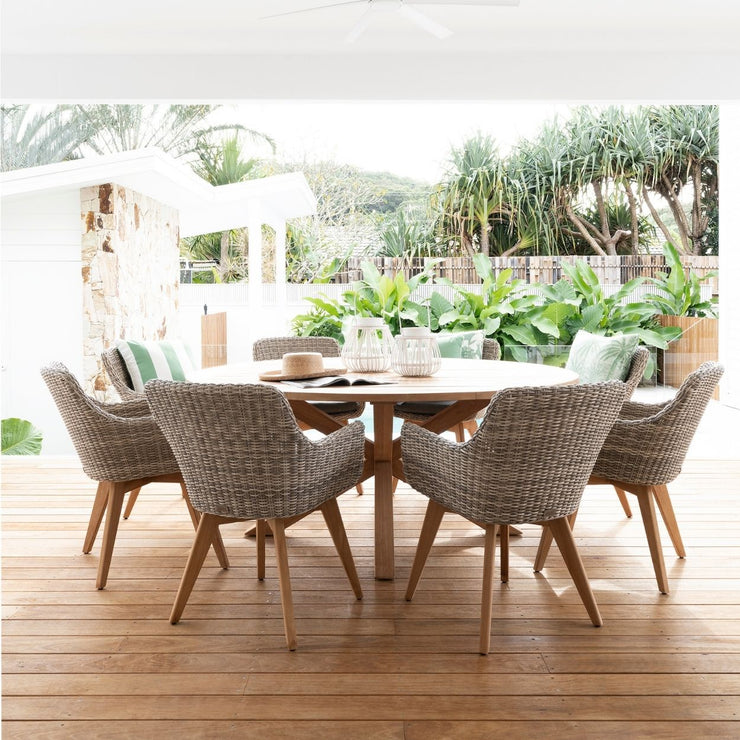 9pce Colorado & Almere Table Dining Setting