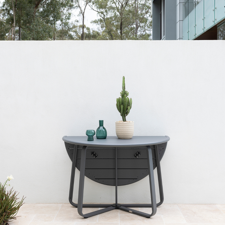 Palma Folding Table - Charcoal