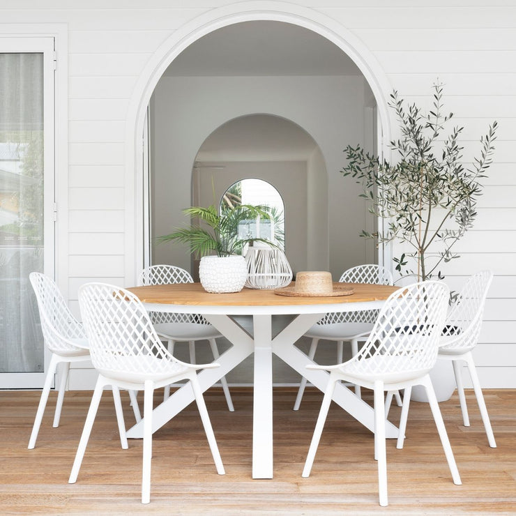 7pce Coco Chair & Lancaster Table setting