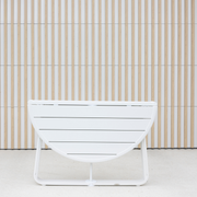 AMALFI & PALMA FOLDING TABLE - 5pce COCONUT