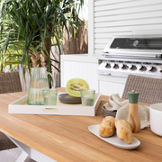 Bellona Table, Bench & Winton Wicker Chair Setting