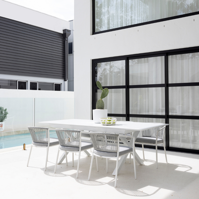 MATA & TANGO EXTENSION DINING SETTING - 7pce