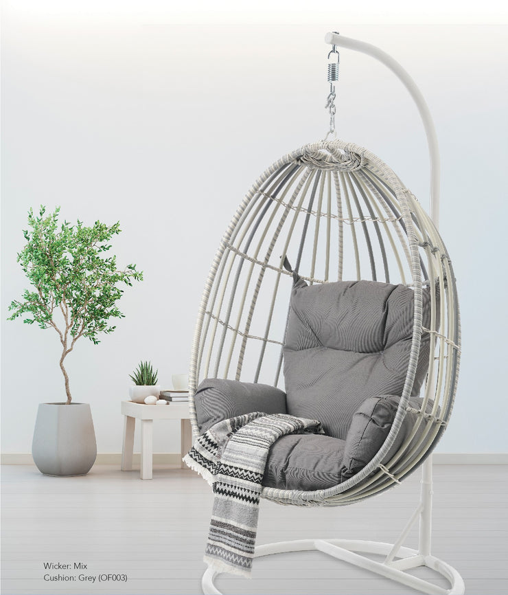 Daydream Hanging Egg Chair - Zen White