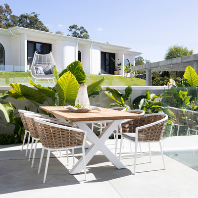 Bellona Table & Artemis Chair 7pce Setting