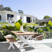 Bellona Table, Bench & Artemis Chair 5pce Setting