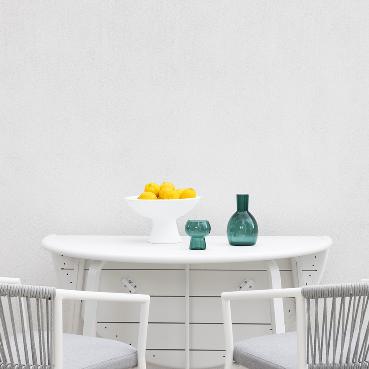 Mata 5pce Setting - White