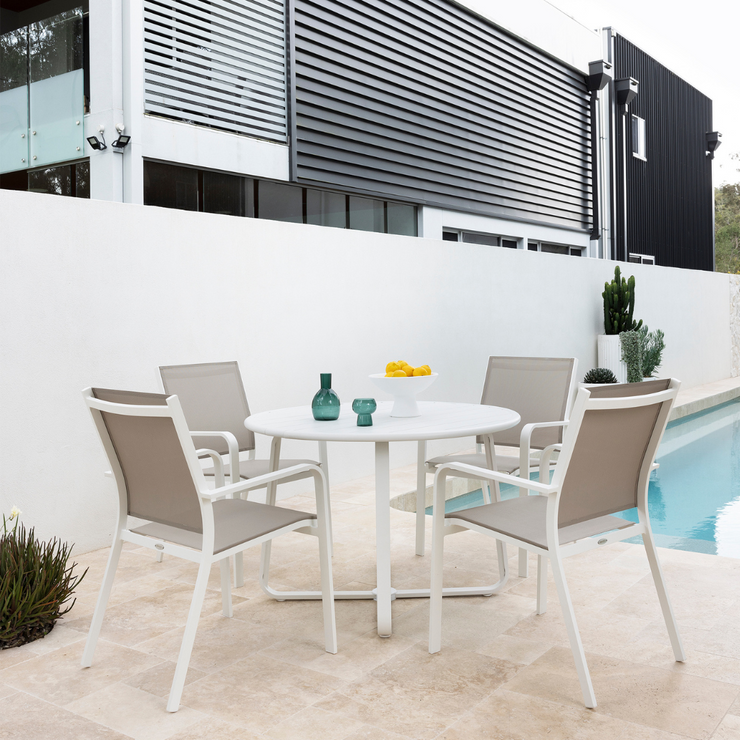Mons 5pce Setting - White