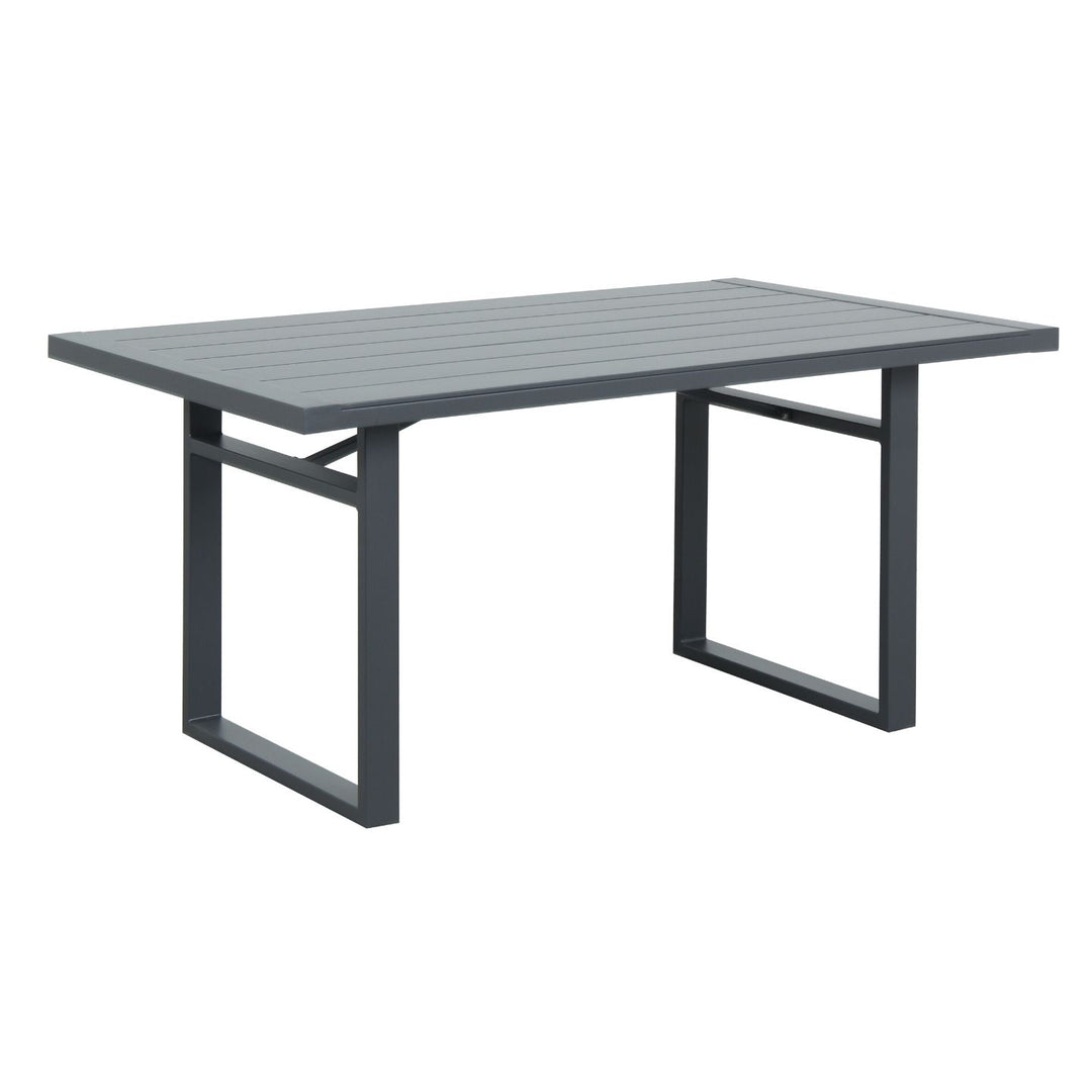 Coolum Low Dining Table - Charcoal