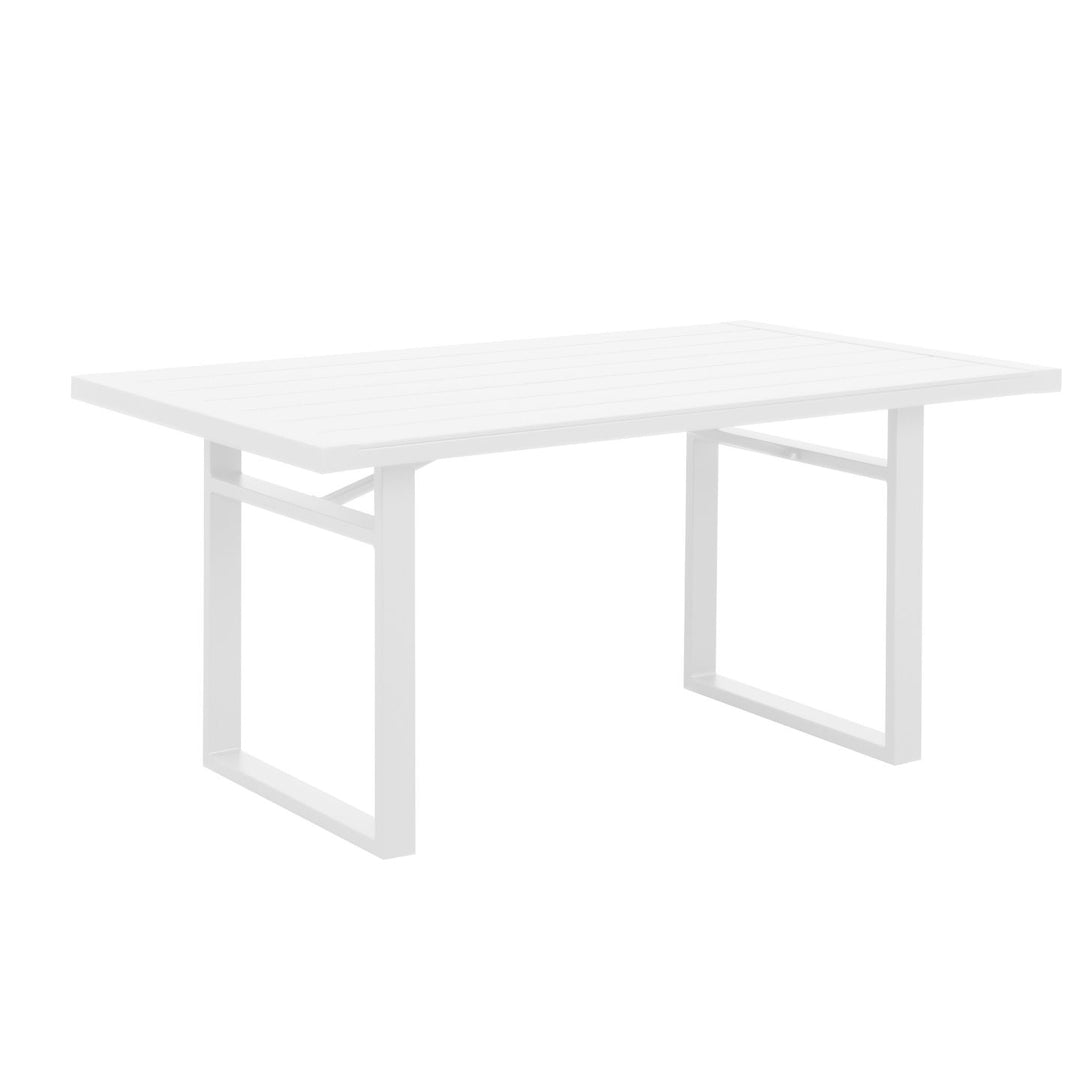Coolum Low Dining Table - White