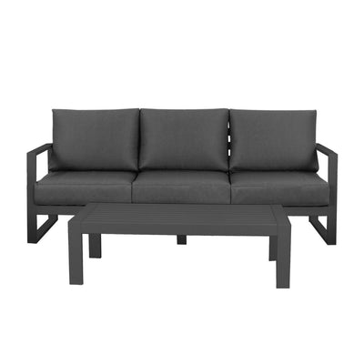 Coolum Triple Lounge - Charcoal