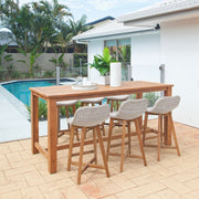Danske Wicker Bar Chair