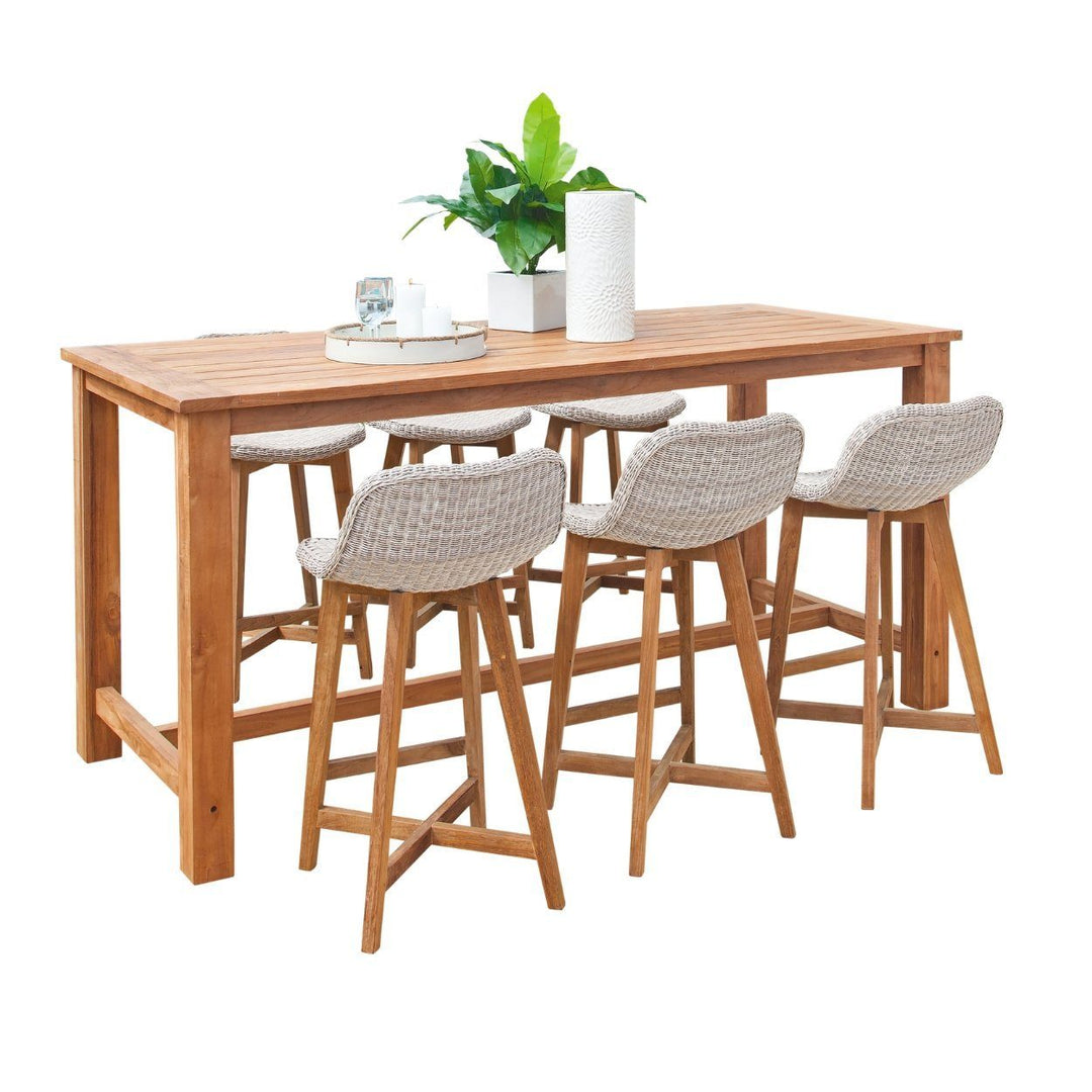 Danske Wicker Bar Chair